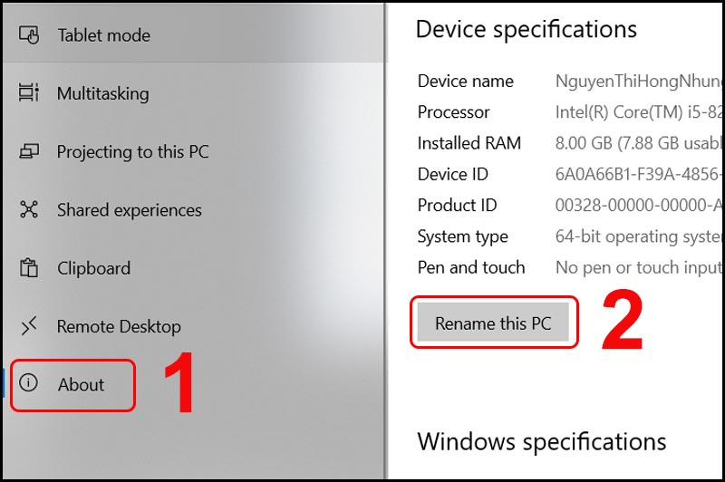 [Video] Cách đổi tên máy tính, tên đăng nhập màn hình khóa Windows 10 - Thegioididong.com